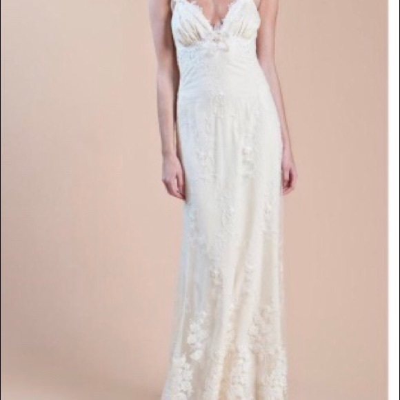Claire Pettibone Ivory Constance Wedding Dress - Picture 2 of 15